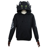 Unisex How to Train Your Dragon Toothless Cosplay Hoodie 3D Printed Sweatshirt Men Women Casual Pullover Streetwear - INSWEAR
